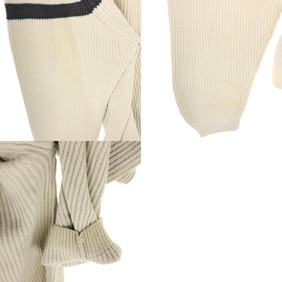 ナイキ ヴィンテージ白タグ 刺繍ロゴ コットン ニット カーデガン