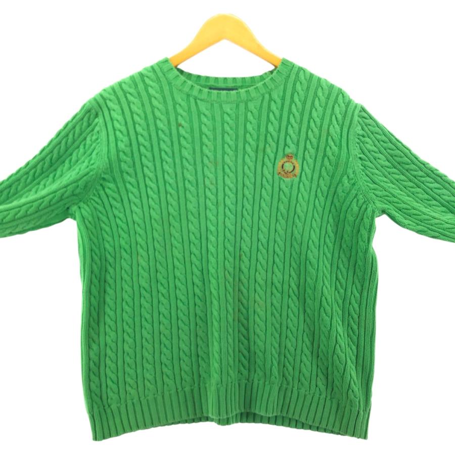 Ralph Lauren - 古着 ラルフローレン Ralph Lauren RALPH LAUREN ケーブル編み コットンニットセーター レディースL相当 /eaa526152 Ralph Lauren ラルフローレン ケーブルニット コットンニット