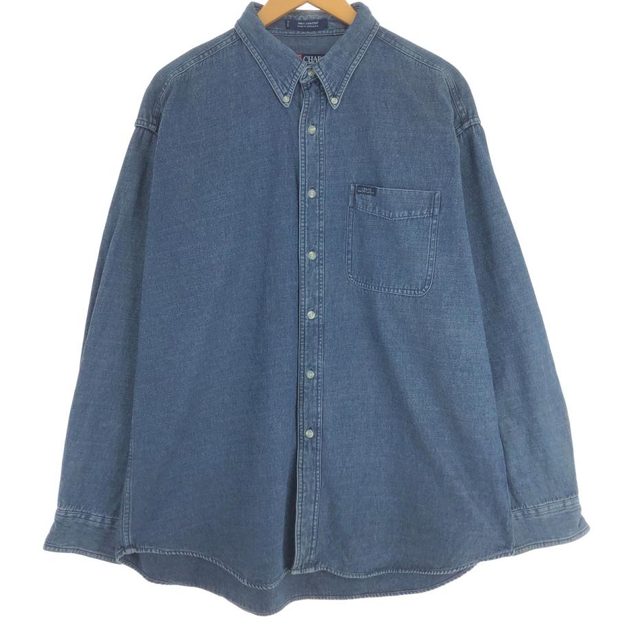 古着 90年代 ラルフローレン Ralph Lauren CHAPS チャップス 長袖 