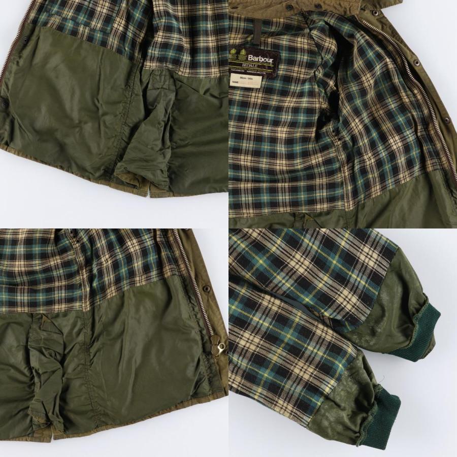 古着 80年代 バブアー Barbour BEDALE ビデイル 2ワラント ワックス