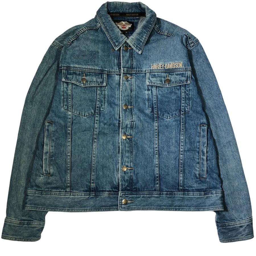 古着 ハーレーダビッドソン Harley-Davidson バックロゴ デニム