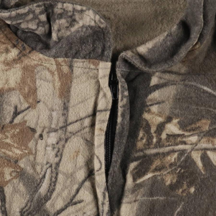古着 WHITEWATER OUTDOORS 迷彩柄 リアルツリーカモ ジップアップ