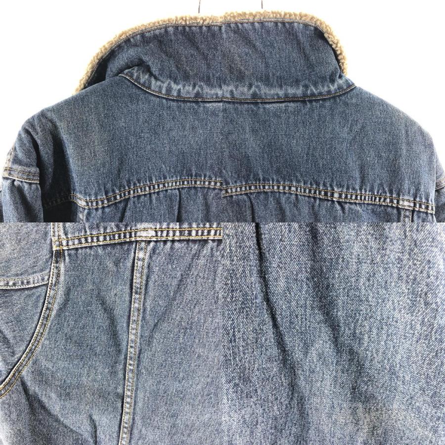 【古着】リーバイス デニムジャケット ブルー メンズ3XL Levi's 古着 リーバイス 70520-3790 デニムボアジャケット
