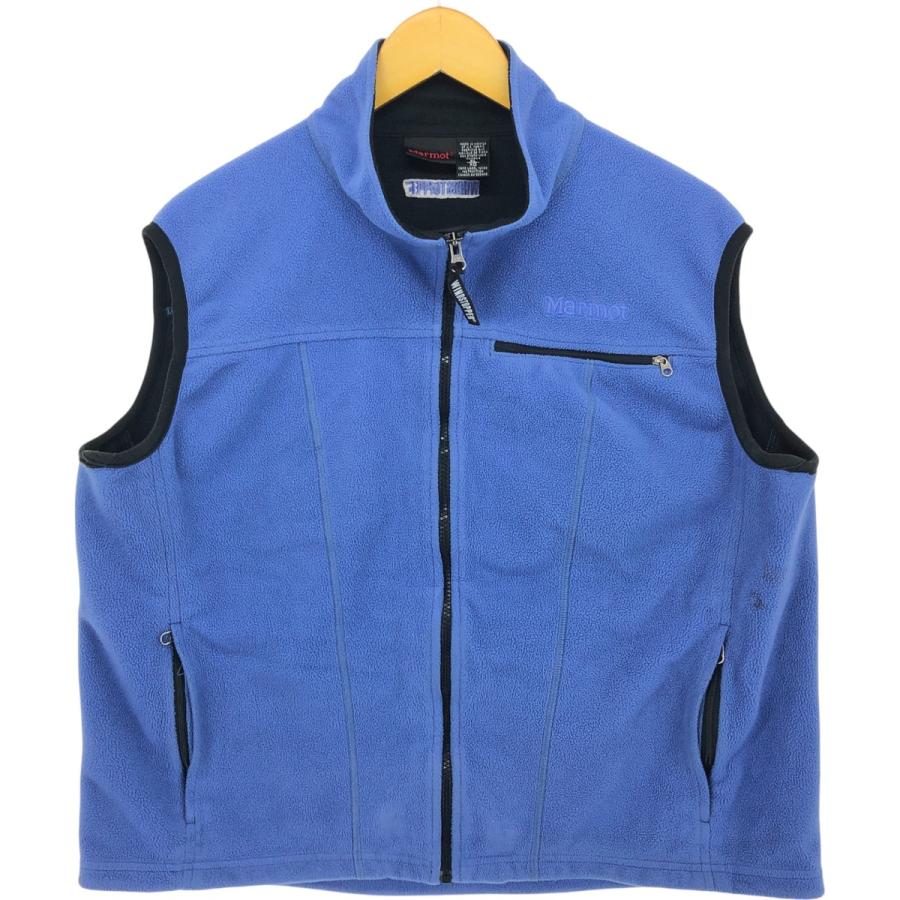 新作ウエア マーモット 古着 Marmot レディースXL相当 フリースベスト ベスト+ジレ