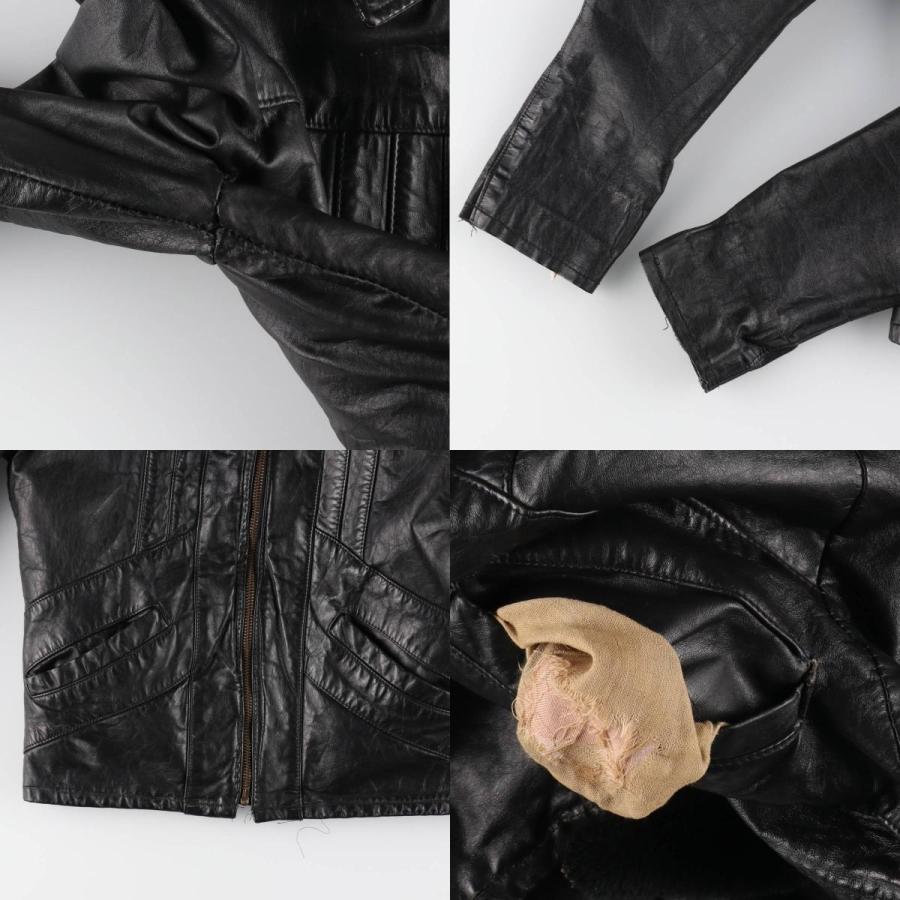 古着 GRATEFUL DEAD グレイトフルデッド ライナー付き レザーブルゾン  