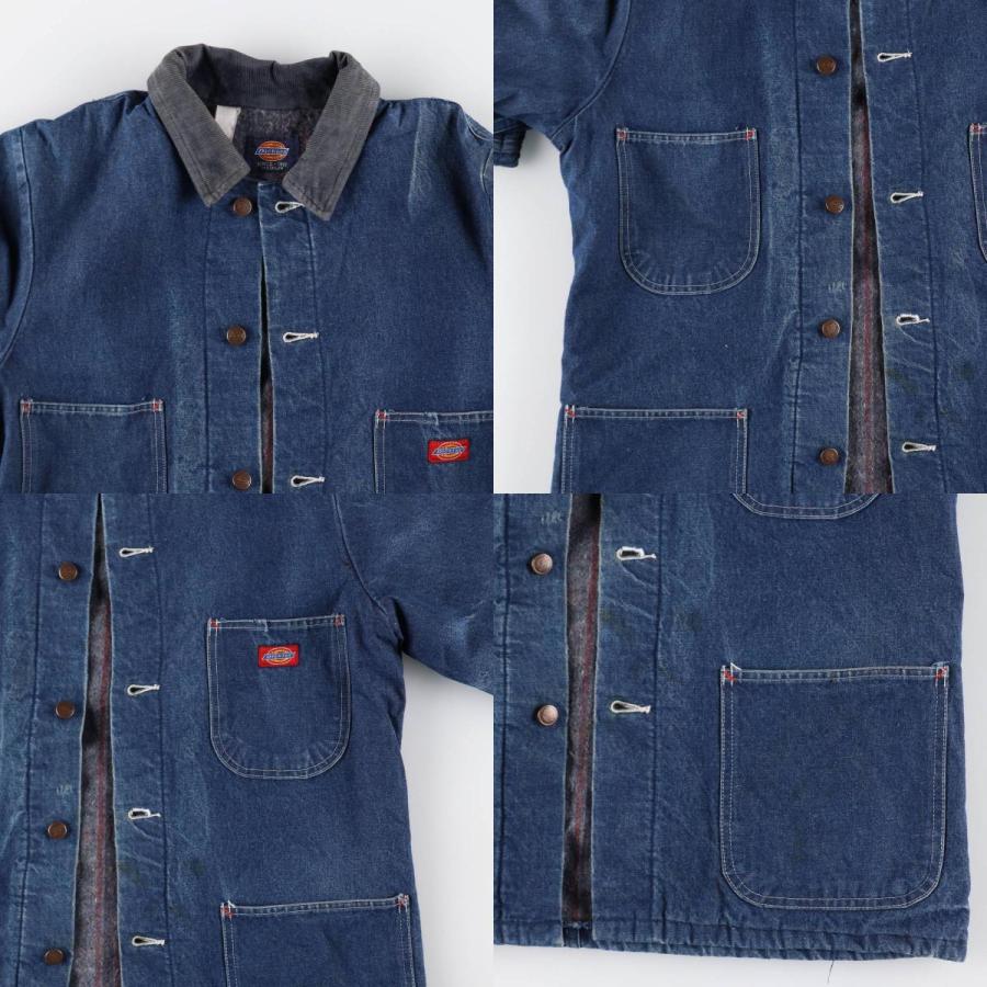 Dickies 古着 90年代 ディッキーズ デニムカバーオール メンズM