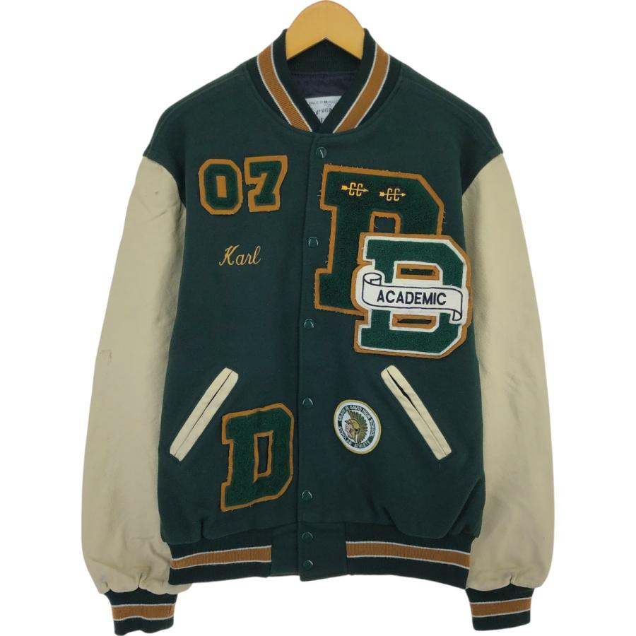 古着 70~80年代 HOLLOWAY VALLEY SPORTING GOODS 袖革ウール 古着 70~80年代 HOLLOWAY VALLEY SPORTING GOODS 袖革ウール