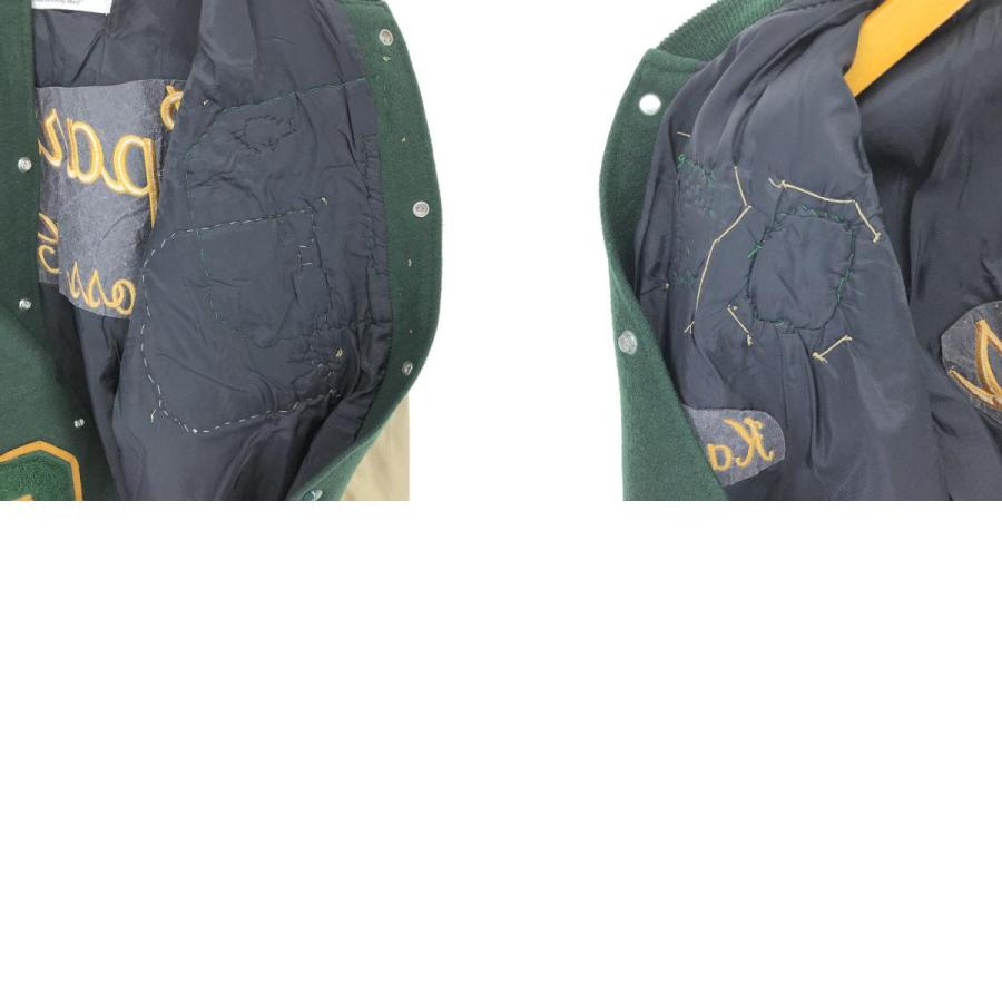 古着 70~80年代 HOLLOWAY VALLEY SPORTING GOODS 袖革ウール 古着 70~80年代 HOLLOWAY VALLEY SPORTING GOODS 袖革ウール