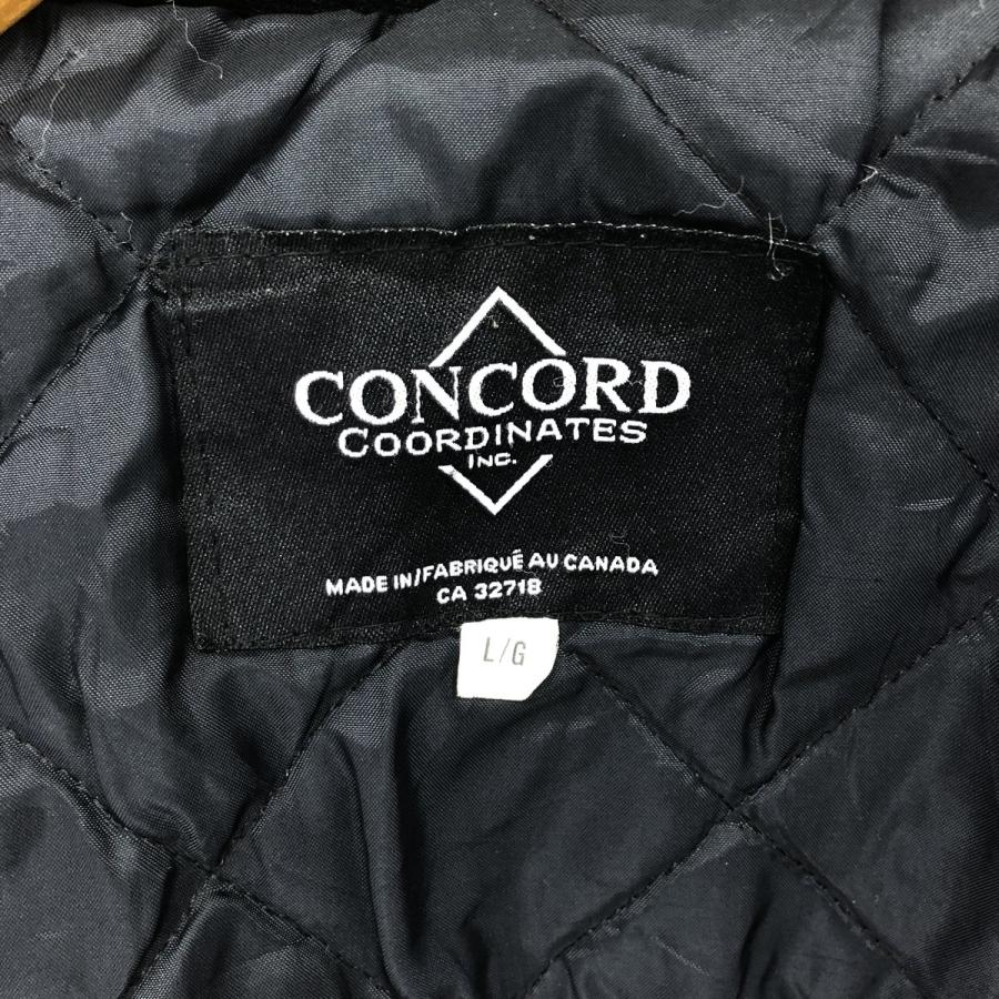 90s ウール スタジャン ウールスタジャン 袖レザー | 古着 カナダ製 袖 
