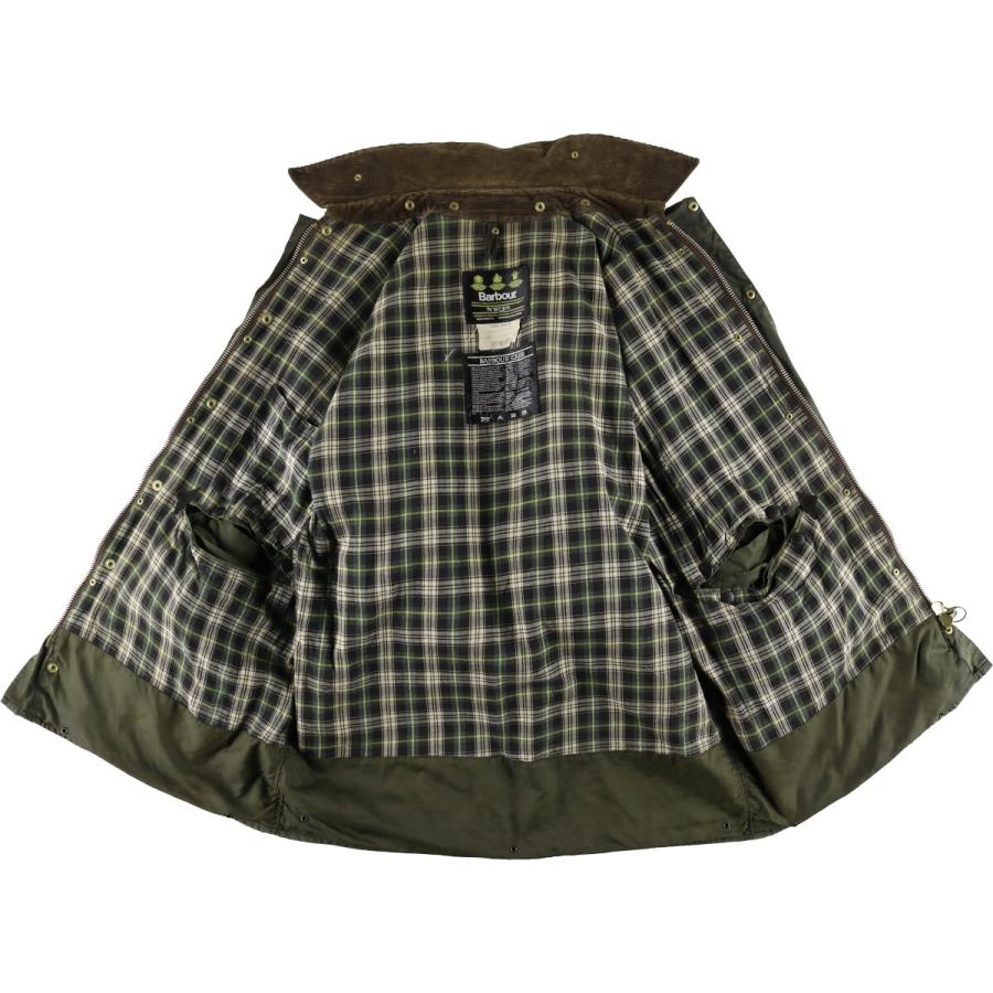 古着 90年代 バブアー Barbour BORDER ボーダー 旧3ワラント