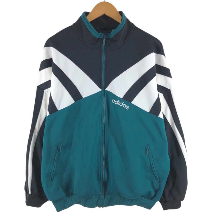 90s adidas トラックジャケット　ジャージ adidas（アディダス） 古着 90年代 ジャージ トラックジャケット