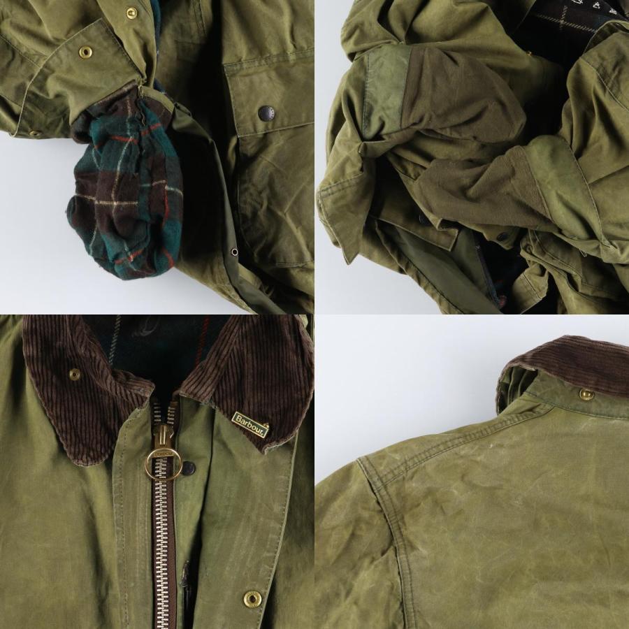 古着 80年代 バブアー Barbour NORTHUMBRIA ノーザンブリア 2ワラント