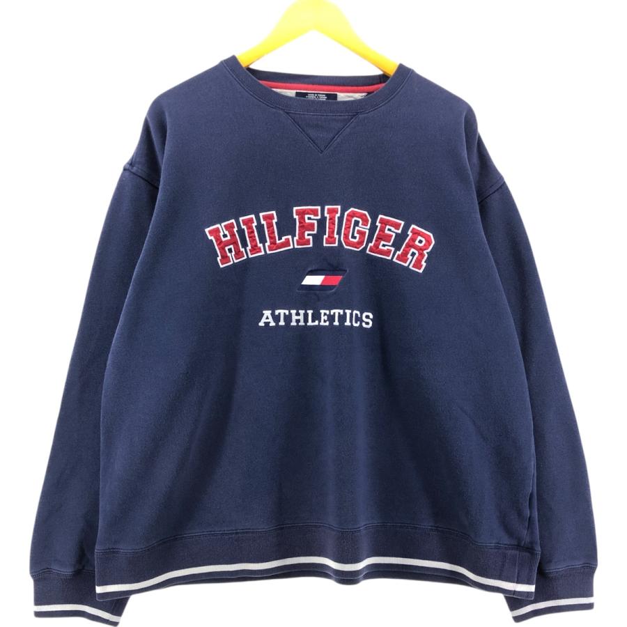 TOMMY HILFIGER 古着 トミーヒルフィガー ロゴスウェットシャツ