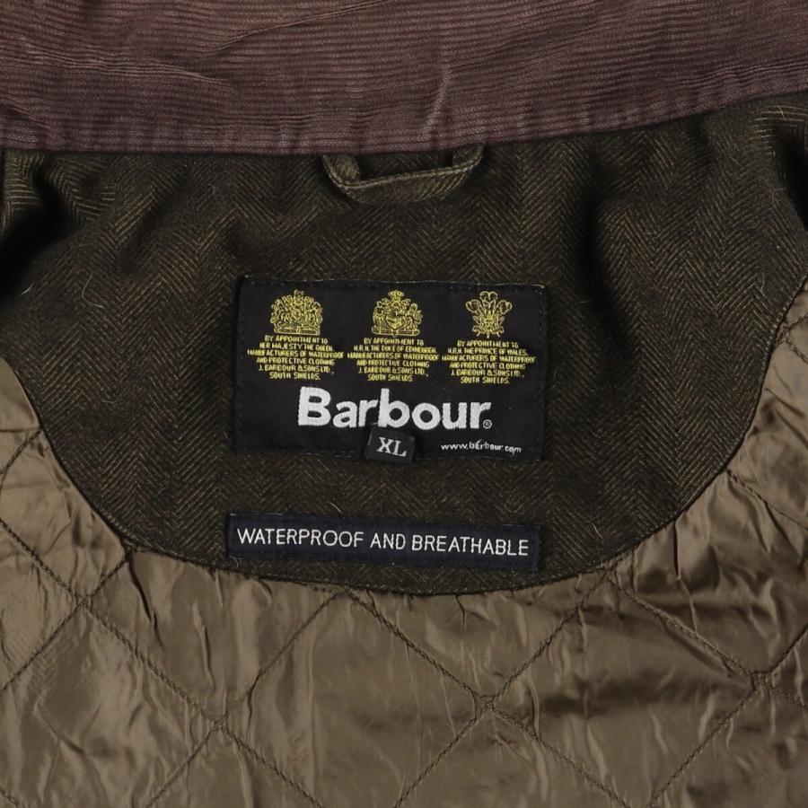 古着 バブアー Barbour WATERPROOF AND BREATHABLE 3ワラント 中綿