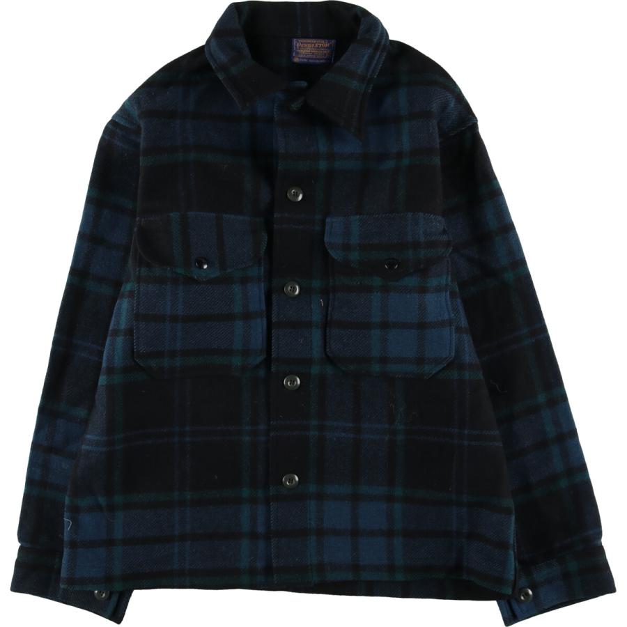 PENDLETON 古着 60年代 ペンドルトン チェック柄 ウールシャツ PENDLETON 古着 60年代 ペンドルトン チェック柄 ウールシャツ