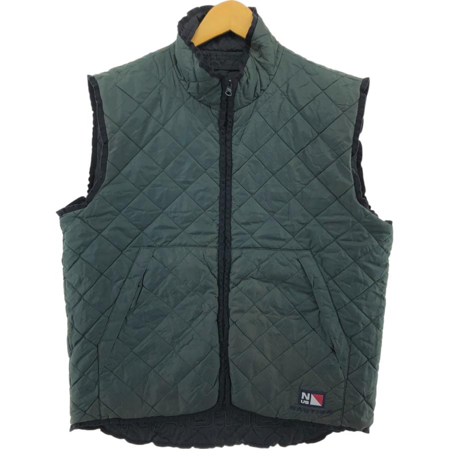 NAUTICA（ノーティカ） 古着 90年代 リバーシブル キルティングベスト 