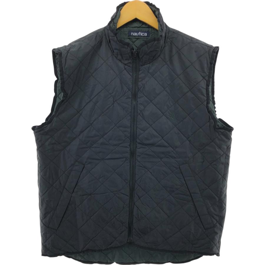 NAUTICA（ノーティカ） 古着 90年代 リバーシブル キルティングベスト 