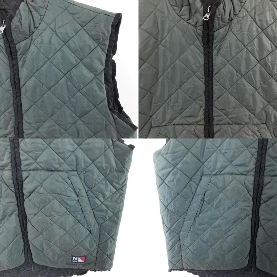 NAUTICA（ノーティカ） 古着 90年代 リバーシブル キルティングベスト 