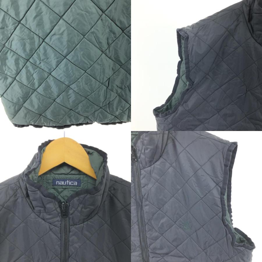 NAUTICA（ノーティカ） 古着 90年代 リバーシブル キルティングベスト 