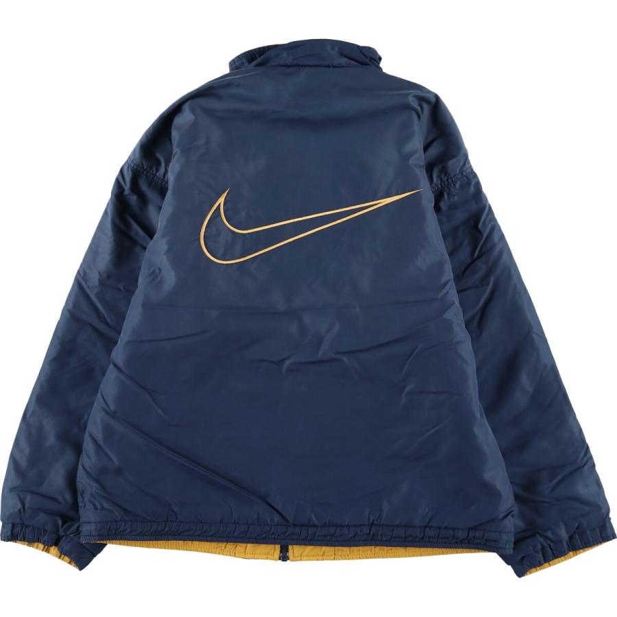 NIKE 古着 90年代 ナイキ リバーシブル 中綿ジャケット パファー