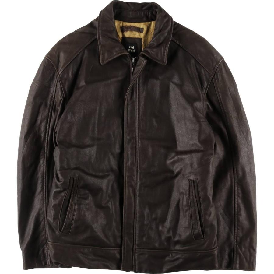 古着 Old Ridel レザーブルゾンタイプ メンズXL相当 /eaa509632 : 古着屋JAM - 通販 - Yahoo!ショッピング