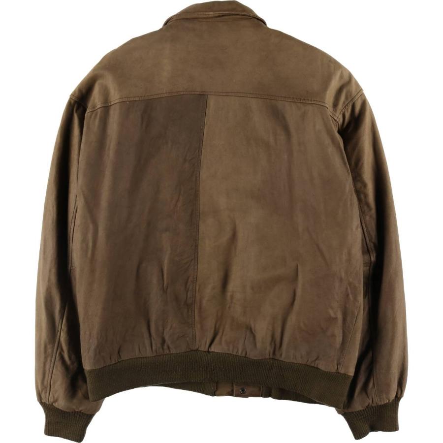 古着 ビックサイズ WILSON ADVENTURE BOUND A-2タイプ レザーフライト  