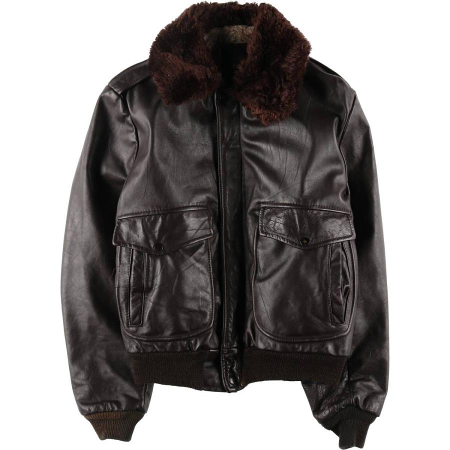 古着 80年代 クーパー COOPER G-1タイプ レザーフライトジャケット  