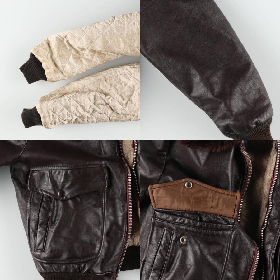 古着 80年代 クーパー COOPER G-1タイプ レザーフライトジャケット  