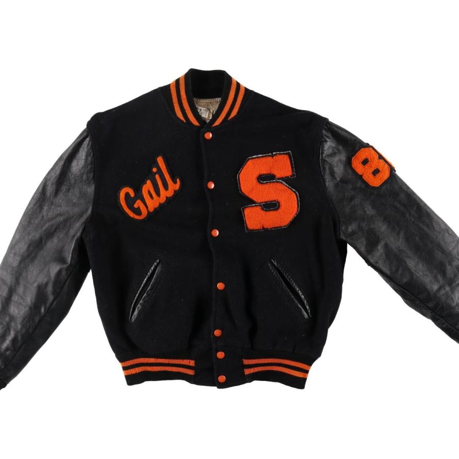 Disney Vintage オールレザースタジャンショート丈短丈L