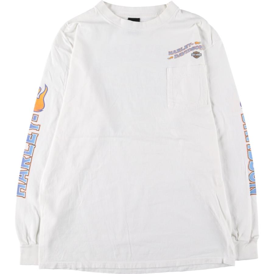 古着 00年代 ハーレーダビッドソン Harley-Davidson ロングTシャツ