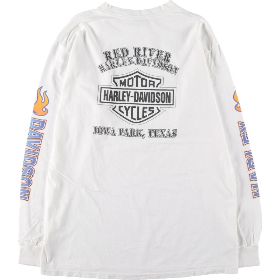 古着 00年代 ハーレーダビッドソン Harley-Davidson ロングTシャツ