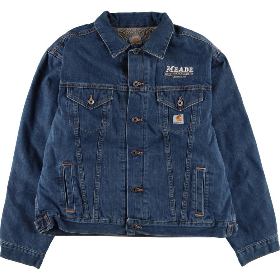 Carhartt（カーハート） 古着 デニムボアジャケット メンズXL相当