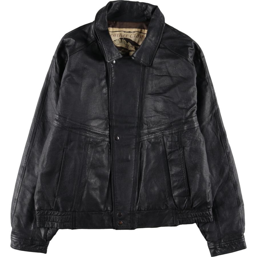 古着 ROGER DAVID レザーブルゾンタイプ メンズXL相当 /eaa512640