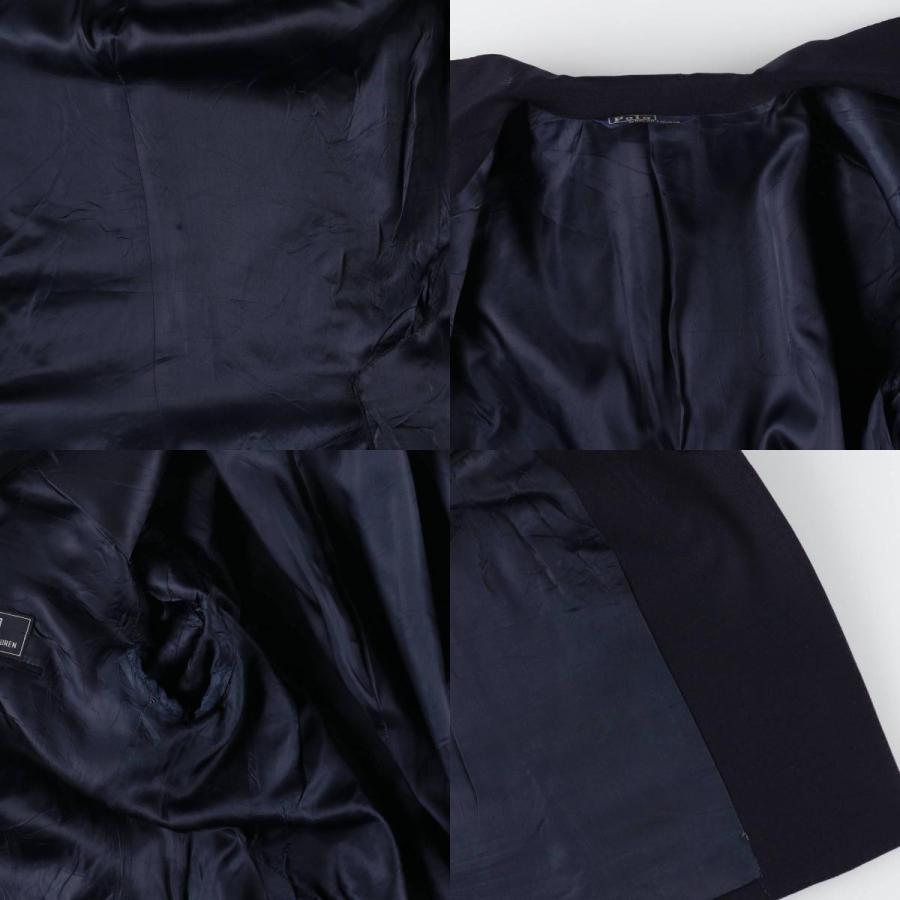 古着 ラルフローレン POLO by Ralph Lauren ダブルブレスト ピークド
