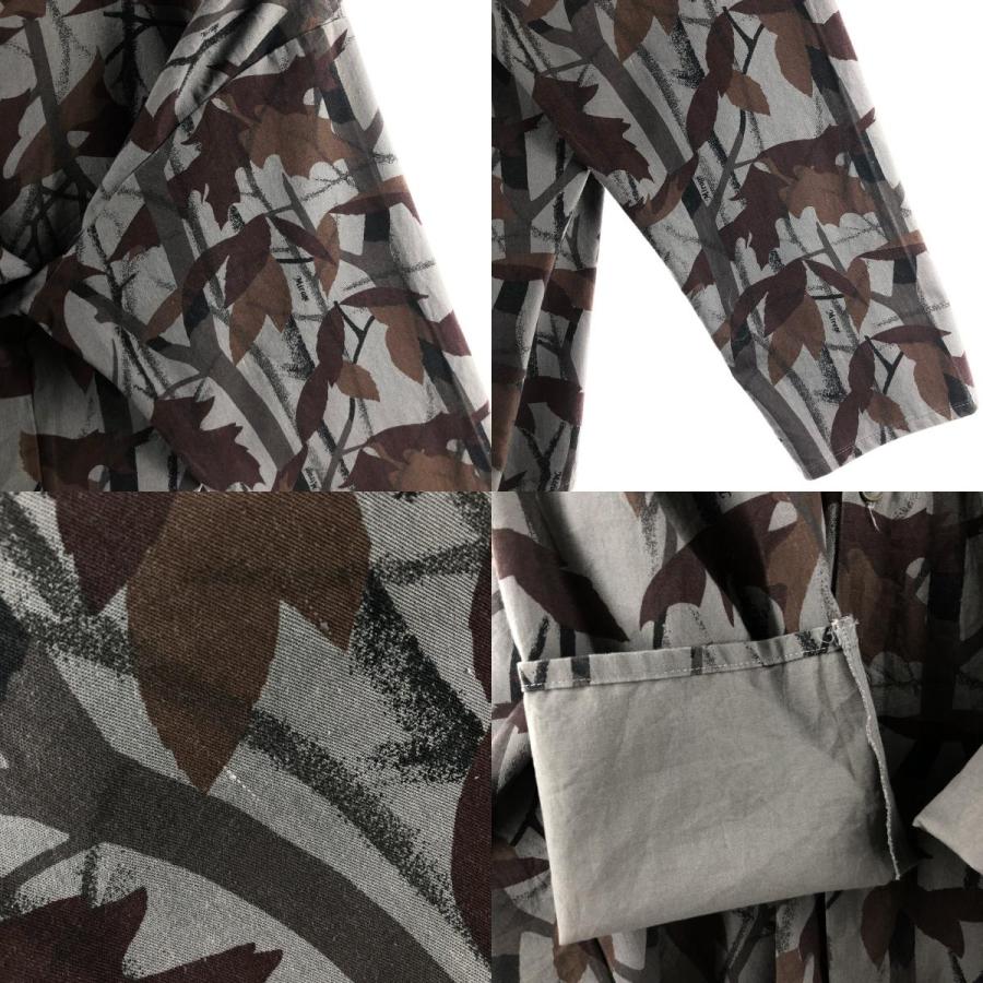  JEANS シャツジャケット　迷彩柄 デニム シャツジャケット メンズ 大きいサイズ バンダナ柄