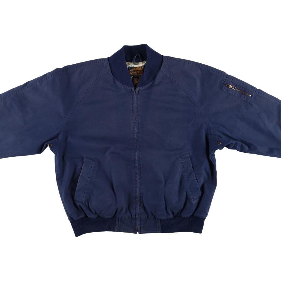 【希少】90’s Eddie Bauer コットンジャケット コットンブルゾン Eddie Bauer（エディーバウアー） 古着 90年代 黒タグ コットン