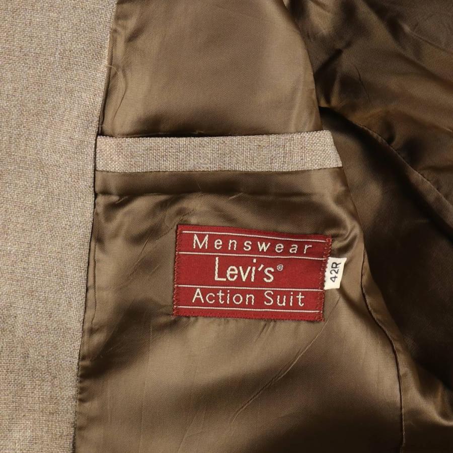 A LEVI'S USA製ブラウンジャケット 46R スタプレ A LEVI'S USA製