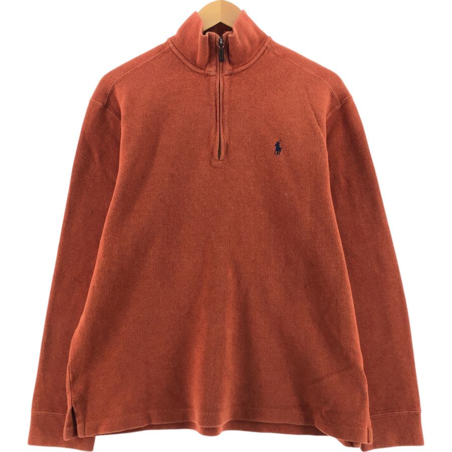 古着 ラルフローレン Ralph Lauren POLO by ハーフジップスウェット