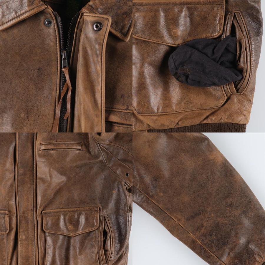 古着 90~00年代 カベラス Cabelas レザーフライトジャケット