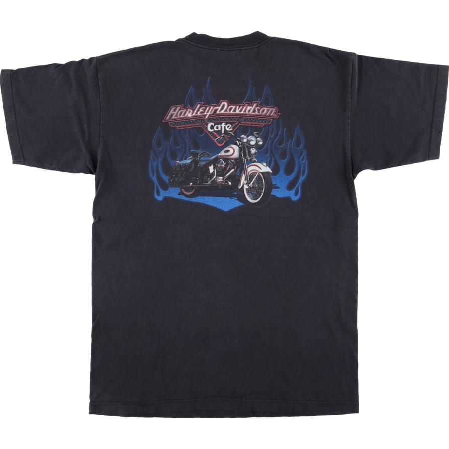 90s Harley-Davidson Tシャツ ファイヤーパターン USA製 90s Harley-Davidson Tシャツ ファイヤーパターン USA製 90s USA