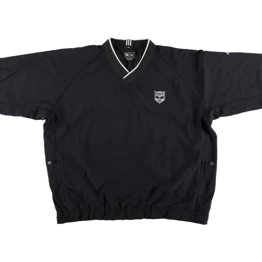 古着 90~00年代 アディダス adidas Vネック ナイロンプルオーバー