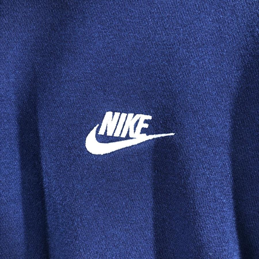 古着 ナイキ NIKE センターロゴ スウェットプルオーバーパーカー