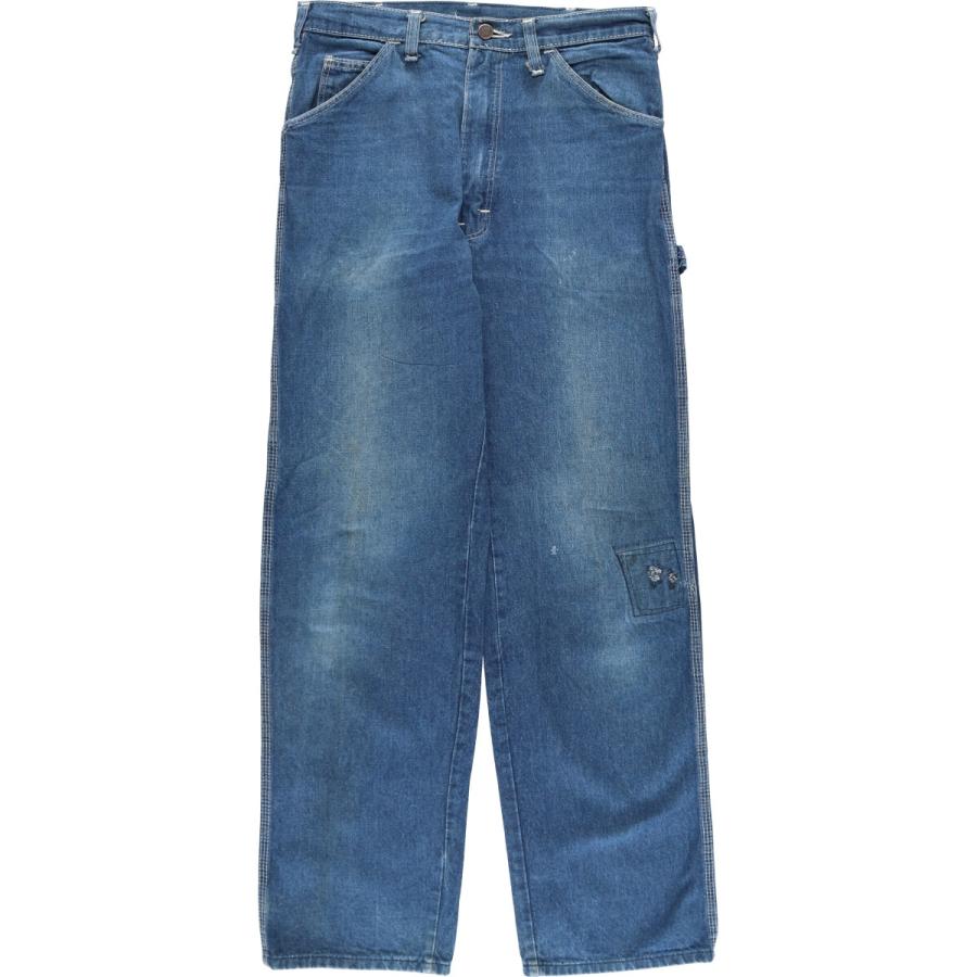 70s~80s Dickies デニムペインターパンツ チビタグ USA 古着