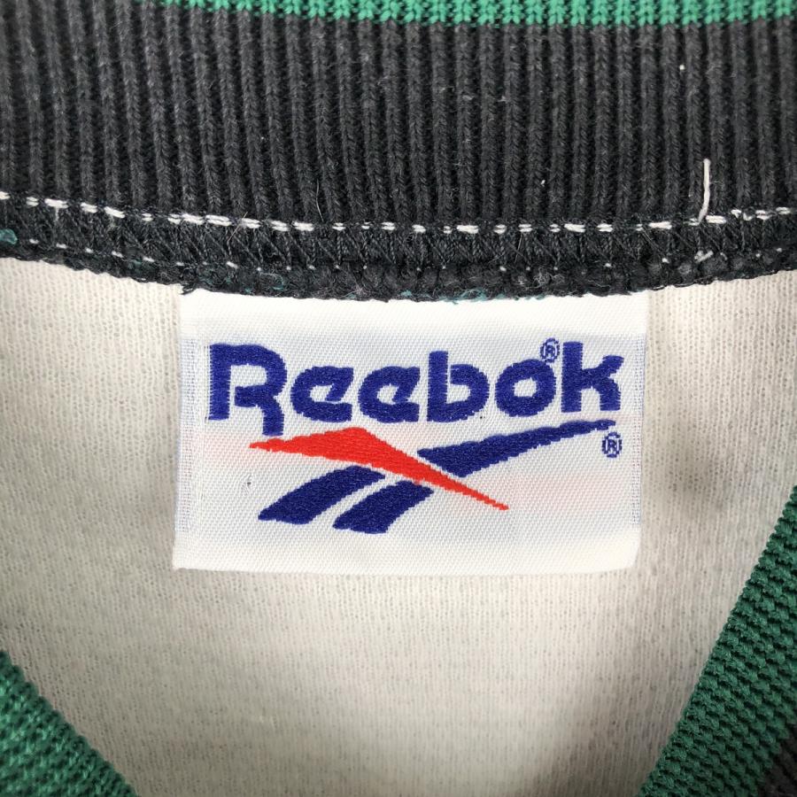 古着 90年代 リーボック Reebok モックネック スウェットシャツ トレーナー メンズL相当 ヴィンテージ/eaa522141 Reebok（リーボック） 古着 90年代 モックネック スウェットシャツ