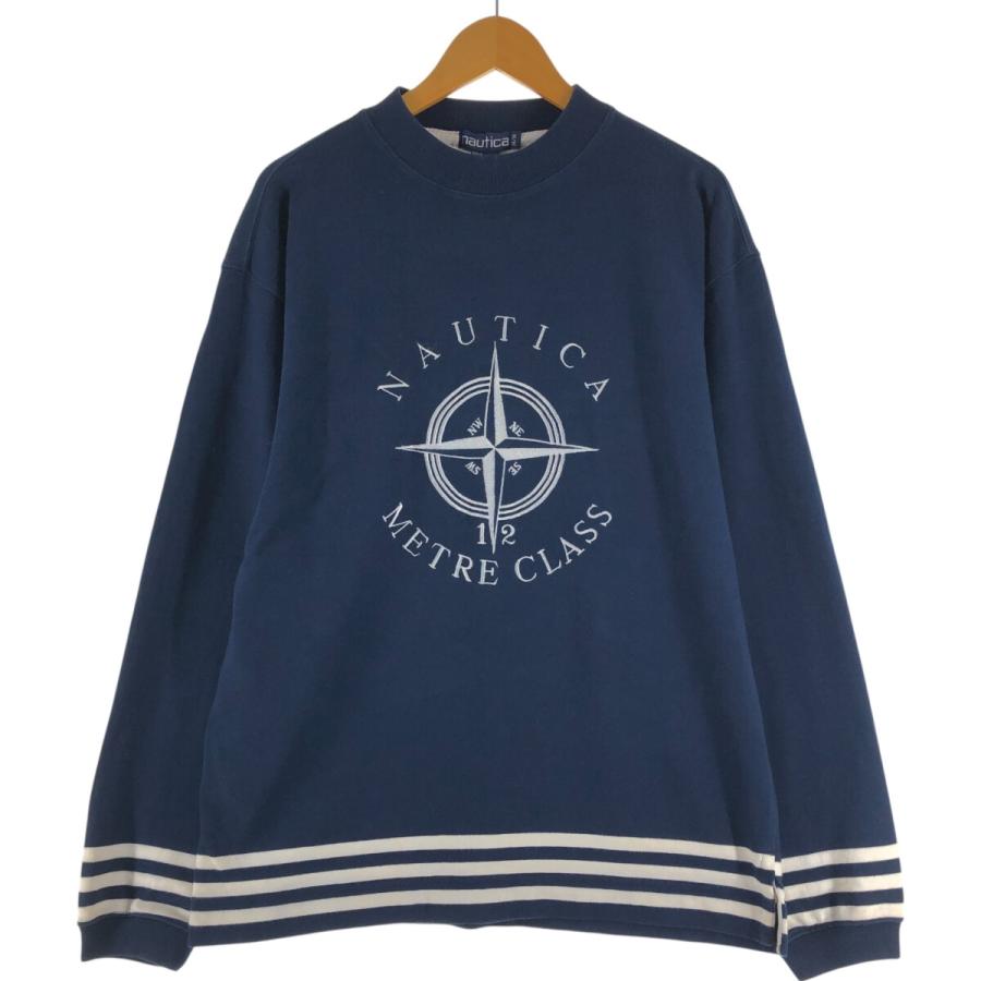 NAUTICA（ノーティカ） 古着 90年代 ロゴスウェットシャツ トレーナー 