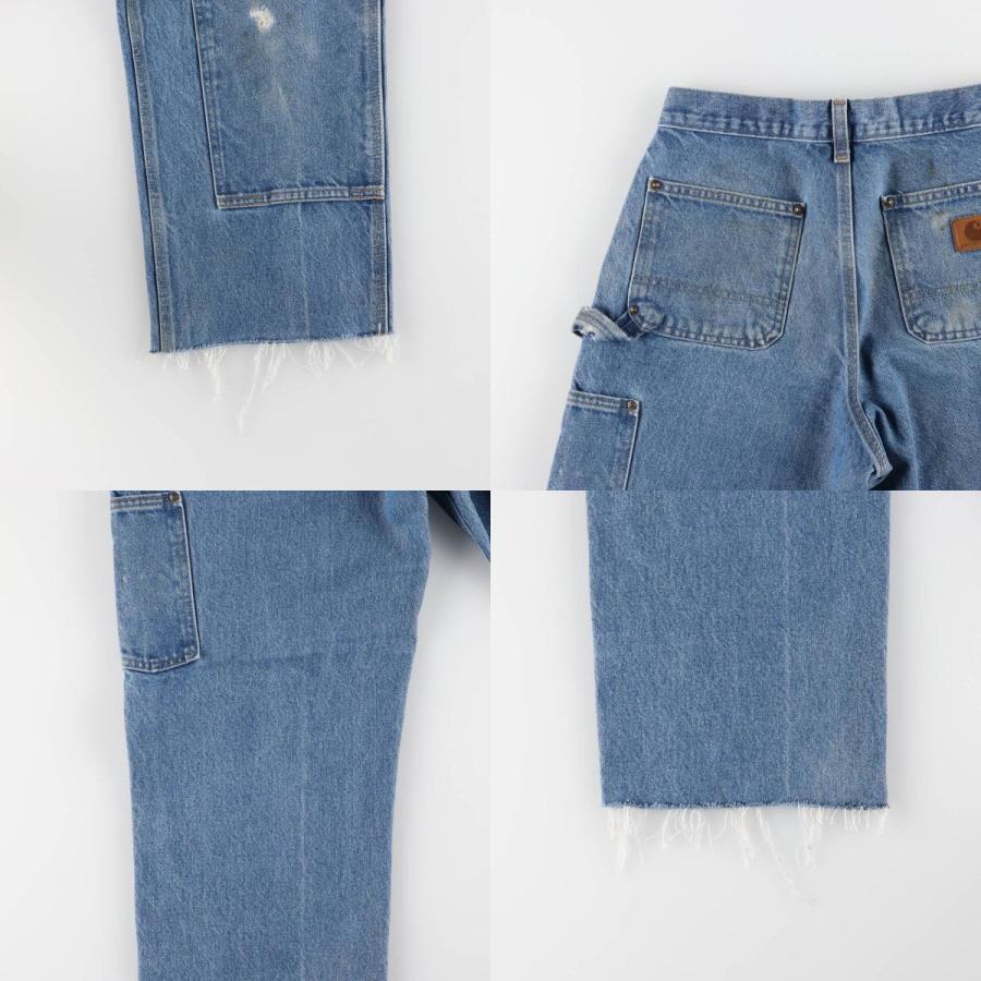 希少 Carhartt ダブルニー デニム ペインターパンツ バギー 楽天市場】デッドストック 90年代 USA製 Carhartt カーハート