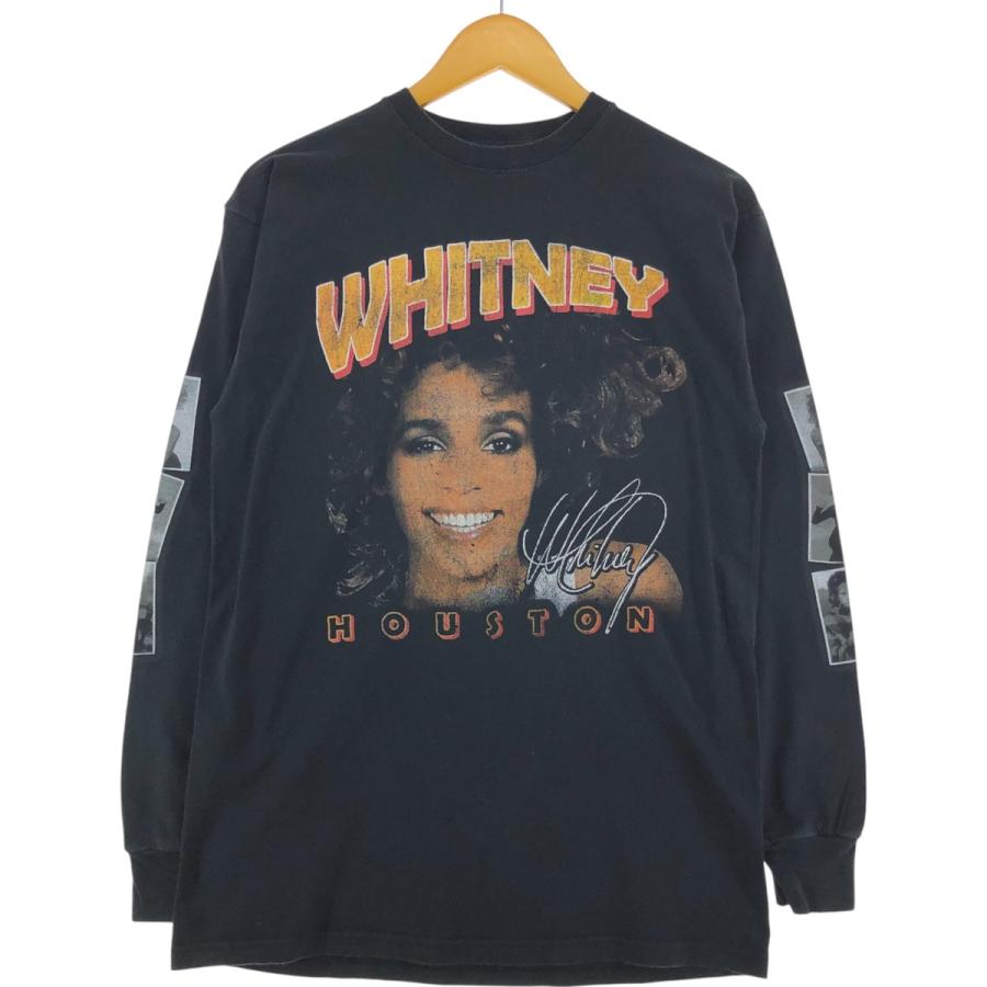 Whitney Houston ホイットニー ヒューストン Tシャツ (古着) 古着 WHITNEY HOUSTON ホイットニーヒューストン ロンT バンドT
