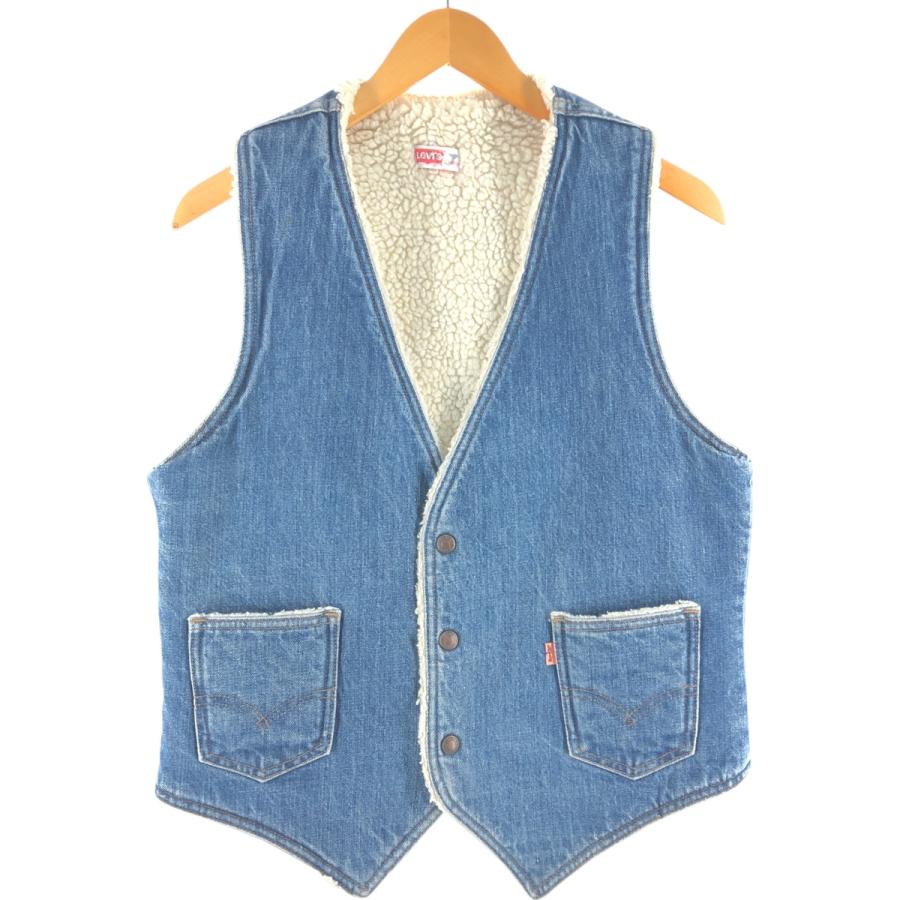 Levi's（リーバイス） 古着 70年代 オレンジタブ デニムボアベスト