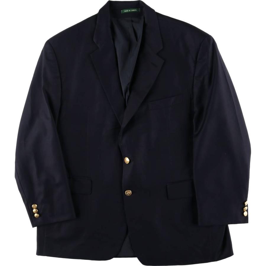 古着 ラルフローレン Ralph Lauren LAUREN ローレン 紺ブレザー