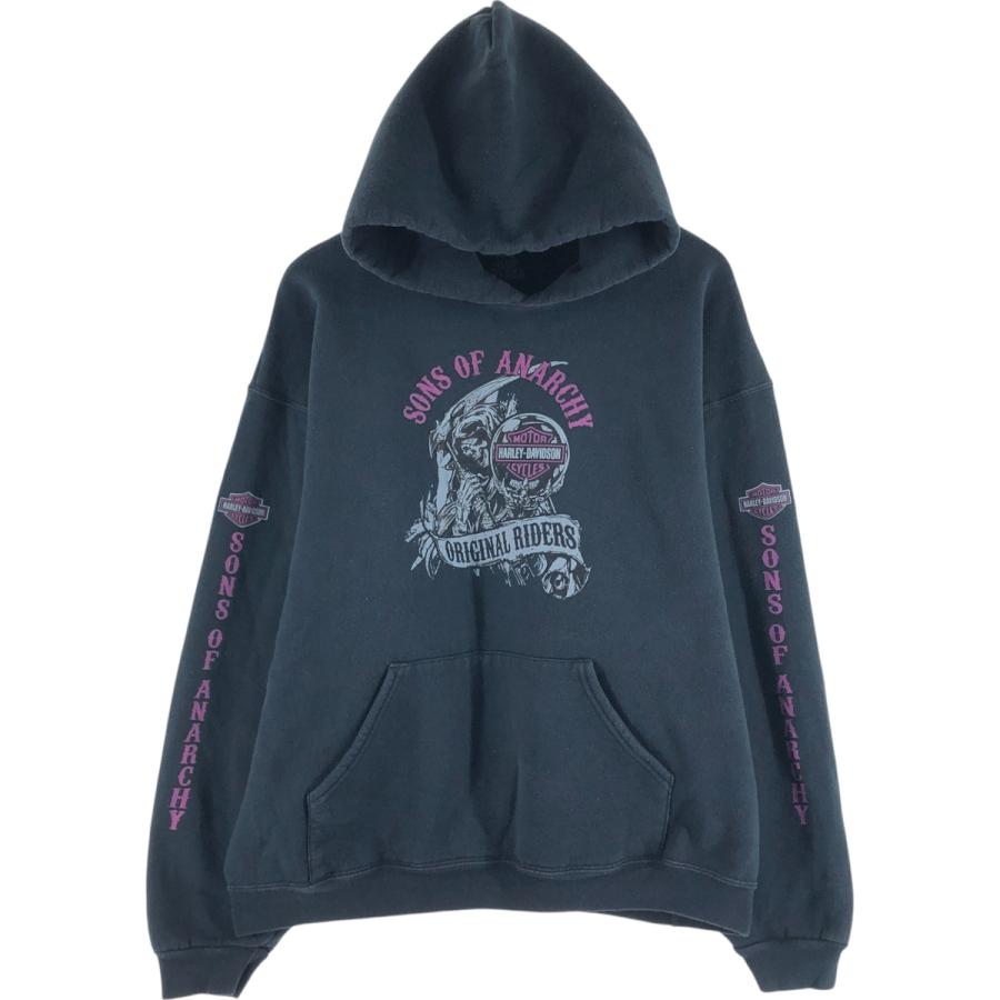 FRUIT OF THE LOOM 古着 フルーツオブザルーム Harley-Davidson
